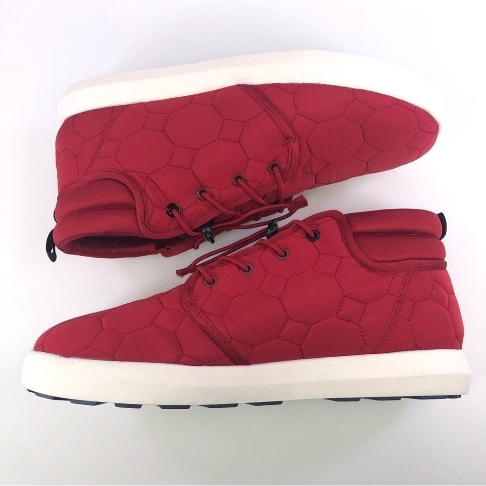 Sun Stone Fin Quilted Lace-Up Puffer Mens Boots, Size 10M - Picture 3 of 8
